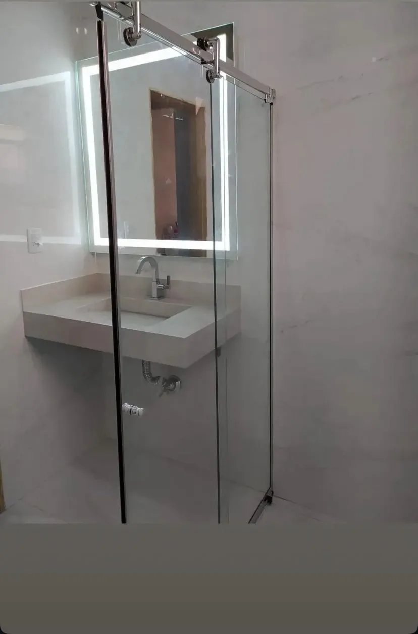 Espelho LED vanity para banheiro com retroiluminação
